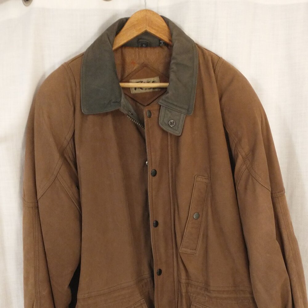 Rage by Mirage - Insulated leather jacket